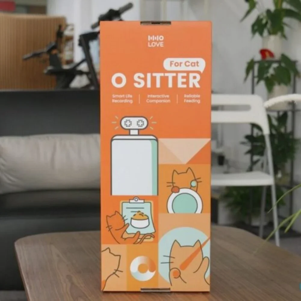 HHOLOVE O Sitter Cat Camera With App Controlled Smart Companion Robot For Cats